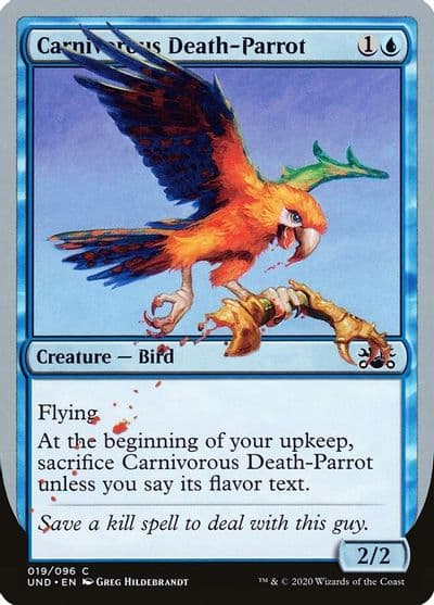 Carnivorous Death Parrot Unsanctioned Magic card
