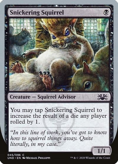 Snickering Squirrel Unsanctioned Magic card