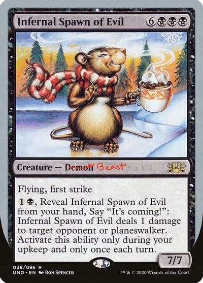 Infernal Spawn of Evil Unsanctioned Magic card