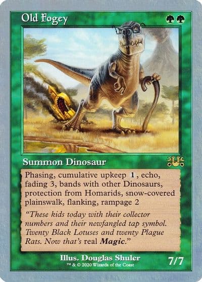 Old Fogey Unsanctioned Magic card