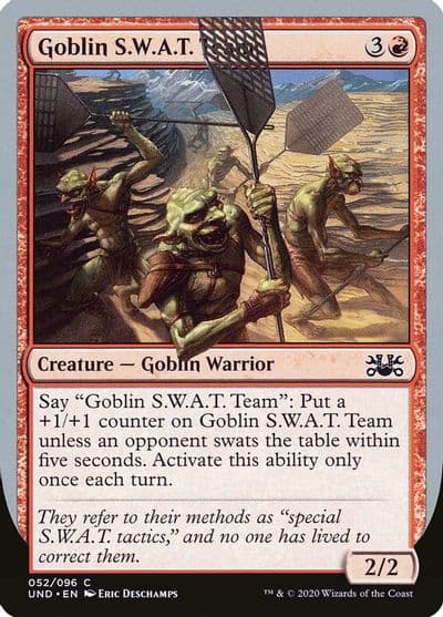 Goblin SWAT Team Unsanctioned Magic card
