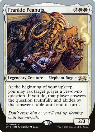 Frankie Peanuts Unsanctioned Magic card