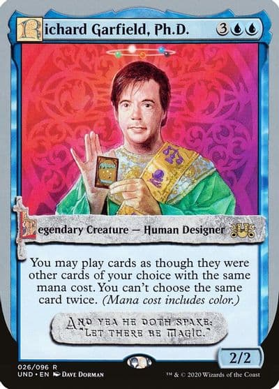 Richard Garfield PhD Unsanctioned Magic card