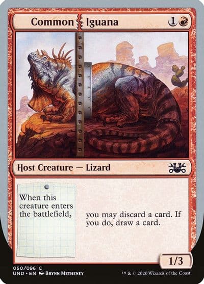Common Iguana Unsanctioned Magic card