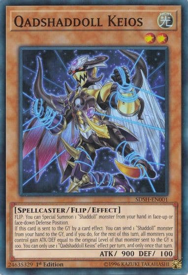 Qadshaddoll Keios Structure Deck: Shaddoll Showdown Yu-Gi-Oh! card
