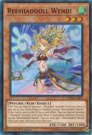 Reeshaddoll Wendi Structure Deck: Shaddoll Showdown Yu-Gi-Oh! card