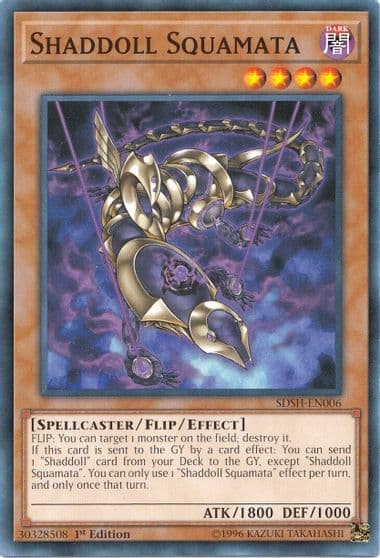 Shaddoll Squamata Structure Deck: Shaddoll Showdown Yu-Gi-Oh! card