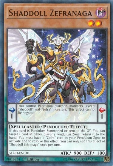 Shaddoll Zefranaga Structure Deck: Shaddoll Showdown Yu-Gi-Oh! card
