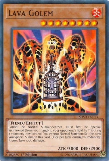 Lava Golem Structure Deck: Shaddoll Showdown Yu-Gi-Oh! card