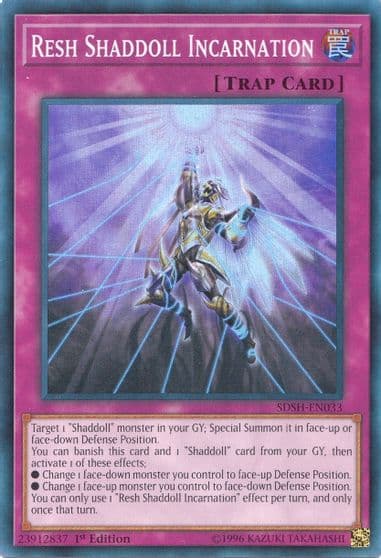 Resh Shaddoll Incarnation Structure Deck: Shaddoll Showdown Yu-Gi-Oh! card