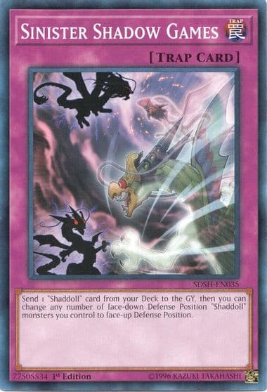 Sinister Shadow Games Structure Deck: Shaddoll Showdown Yu-Gi-Oh! card