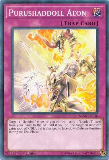 Purushaddoll Aeon Structure Deck: Shaddoll Showdown Yu-Gi-Oh! card