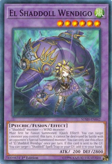 El Shaddoll Wendigo Structure Deck: Shaddoll Showdown Yu-Gi-Oh! card