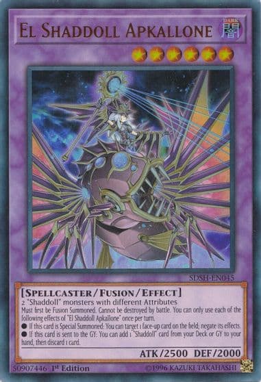 El Shaddoll Apkallone Structure Deck: Shaddoll Showdown Yu-Gi-Oh! card
