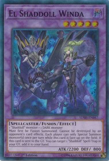 El Shaddoll Winda Structure Deck: Shaddoll Showdown Yu-Gi-Oh! card