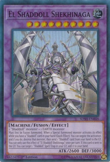 El Shaddoll Shekhinaga Structure Deck: Shaddoll Showdown Yu-Gi-Oh! card