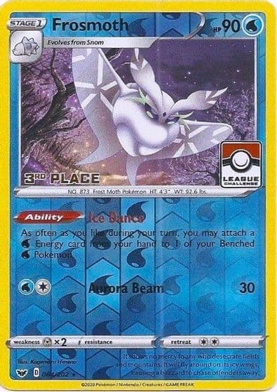 Frosmoth (League Challenge) [3rd Place] League & Championship Cards Pokemon card