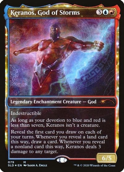 Keranos God of Storms Secret Lair Drop Series Magic card
