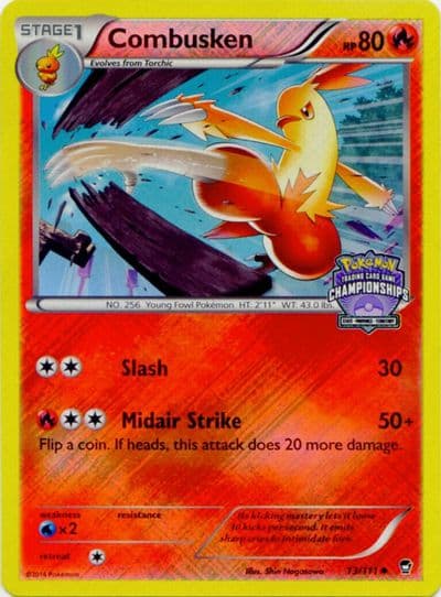 Combusken (State Championships) League & Championship Cards Pokemon card