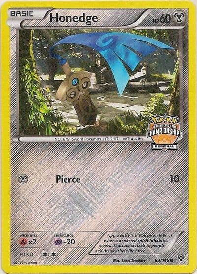 Honedge (Regional Championships) League & Championship Cards Pokemon card