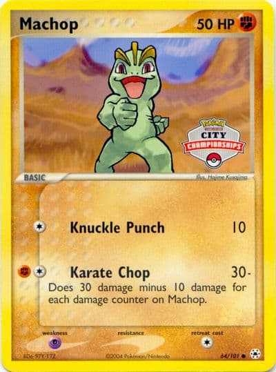 Machop (City Championships) League & Championship Cards Pokemon card