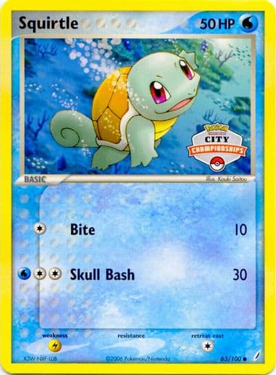 Squirtle (City Championships) League & Championship Cards Pokemon card