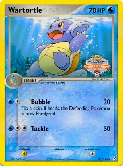 Wartortle (State Championships) League & Championship Cards Pokemon card