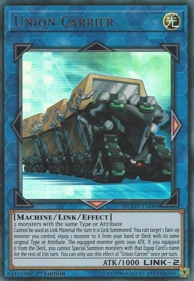 Union Carrier Duel Overload Yu-Gi-Oh! card