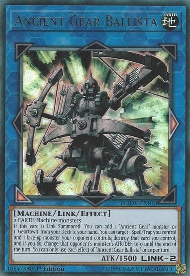 Ancient Gear Ballista Duel Overload Yu-Gi-Oh! card