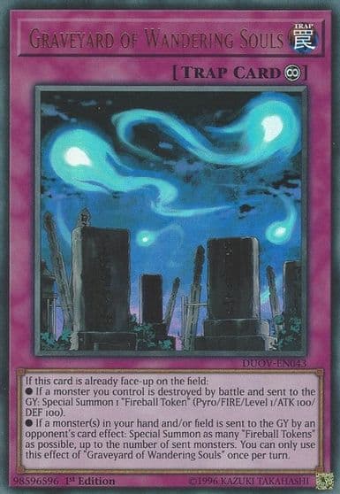 Graveyard of Wandering Souls Duel Overload Yu-Gi-Oh! card