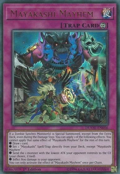 Mayakashi Mayhem Duel Overload Yu-Gi-Oh! card