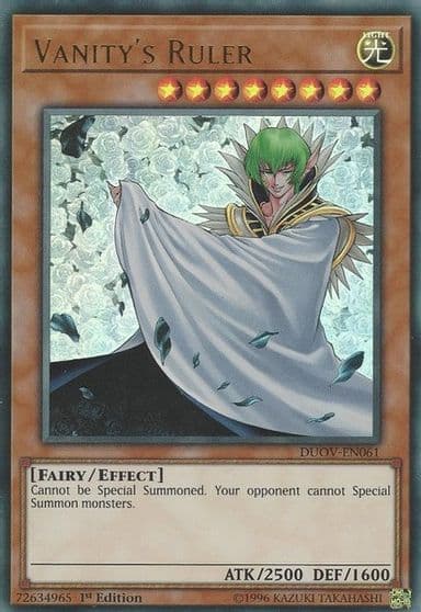 Vanitys Ruler Duel Overload Yu-Gi-Oh! card