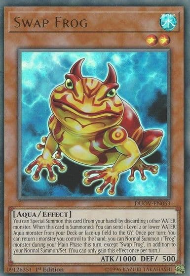 Swap Frog Duel Overload Yu-Gi-Oh! card