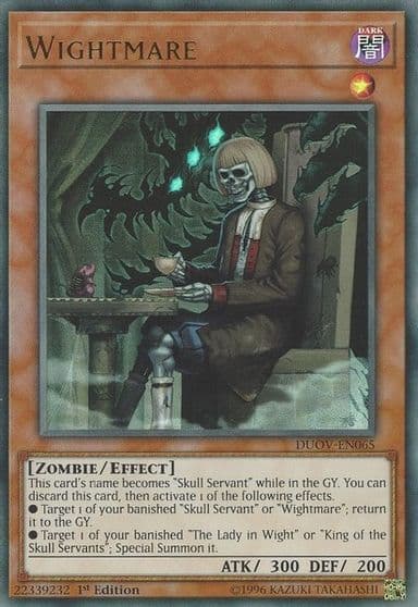 Wightmare Duel Overload Yu-Gi-Oh! card