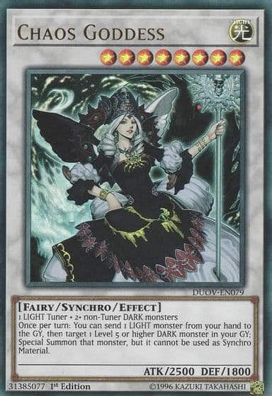 Chaos Goddess Duel Overload Yu-Gi-Oh! card
