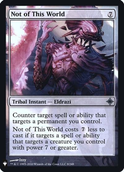 Not of This World The List Reprints Magic card