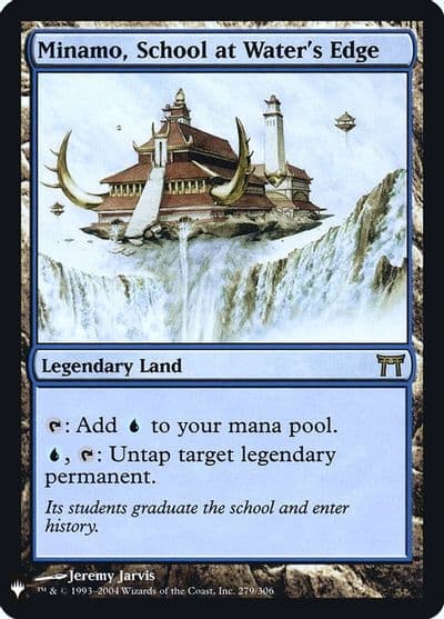 Minamo School at Waters Edge The List Reprints Magic card