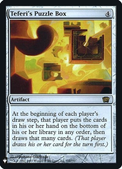 Teferis Puzzle Box The List Reprints Magic card