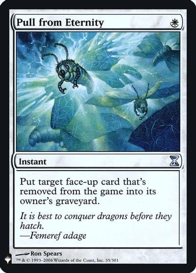 Pull from Eternity The List Reprints Magic card