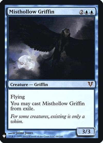 Misthollow Griffin The List Reprints Magic card