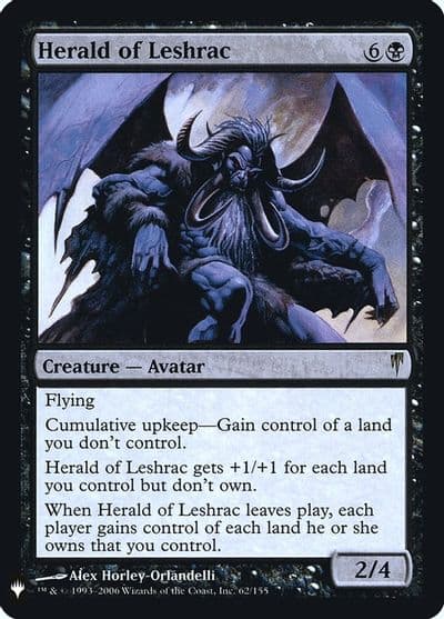 Herald of Leshrac The List Reprints Magic card
