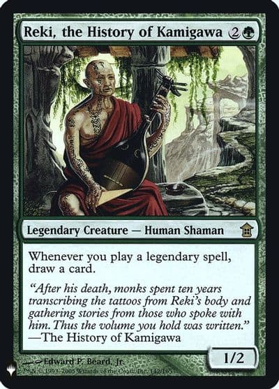 Reki the History of Kamigawa The List Reprints Magic card