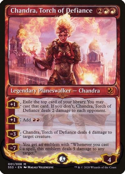Chandra Torch of Defiance Signature Spellbook: Chandra Magic card