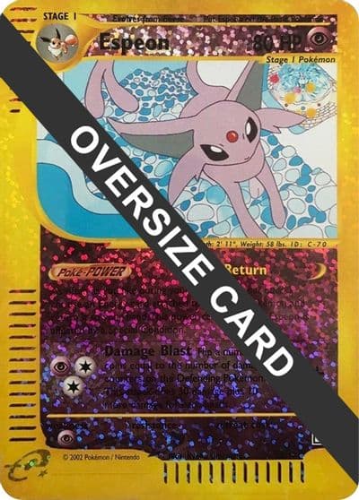 Espeon (Box Topper) Jumbo Cards Pokemon card