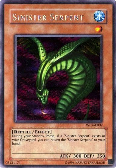Sinister Serpent World Championship 2004: GBA Promo Yu-Gi-Oh! card