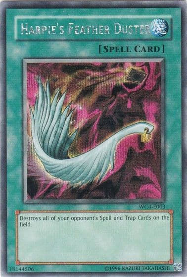 Harpies Feather Duster World Championship 2004: GBA Promo Yu-Gi-Oh! card