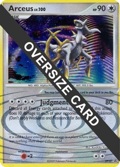 Arceus - DP50 (DP Black Star Promos) Jumbo Cards Pokemon card