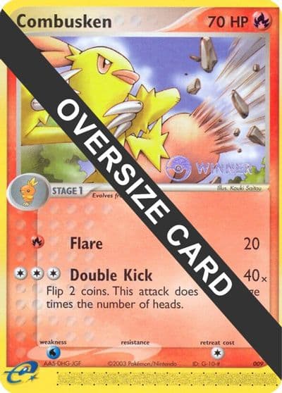 Combusken - 009 (Nintendo Black Star Promo) Jumbo Cards Pokemon card