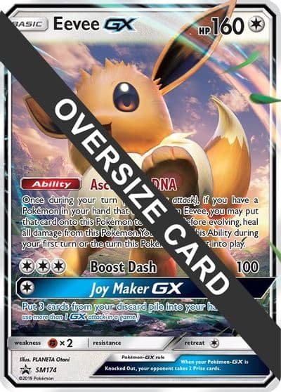 Eevee GX - SM174 (SM Black Star Promo) Jumbo Cards Pokemon card