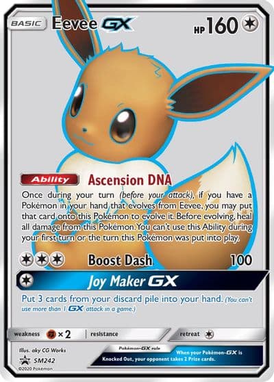 Eevee GX - SM242 SM Promos Pokemon card